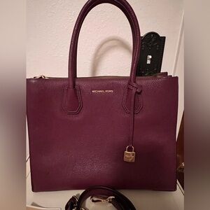 Michael Kors Burgundy Leather Bag
